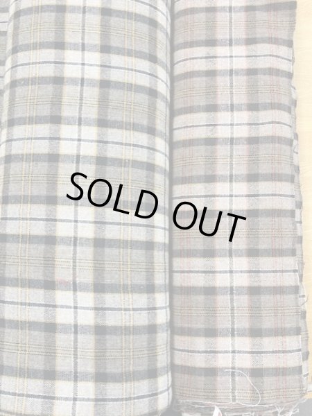 画像7: 生地:チェック柄ウール(オレンジ系) (7)