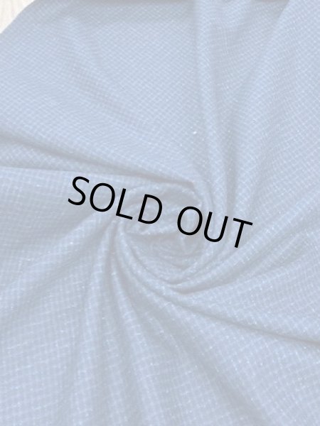 画像6: 生地：イタリー製格子柄ウール（紺） (6)