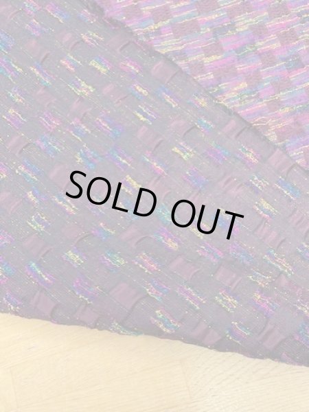 画像3: 生地:シルクジャガード(エンジ系) (3)