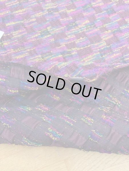 画像4: 生地:シルクジャガード(エンジ系) (4)