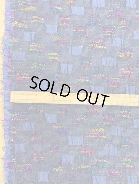 画像2: 生地:シルクジャガード(ブルー系) (2)