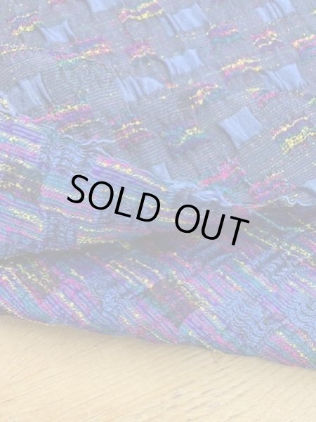 画像4: 生地:シルクジャガード(ブルー系) (4)