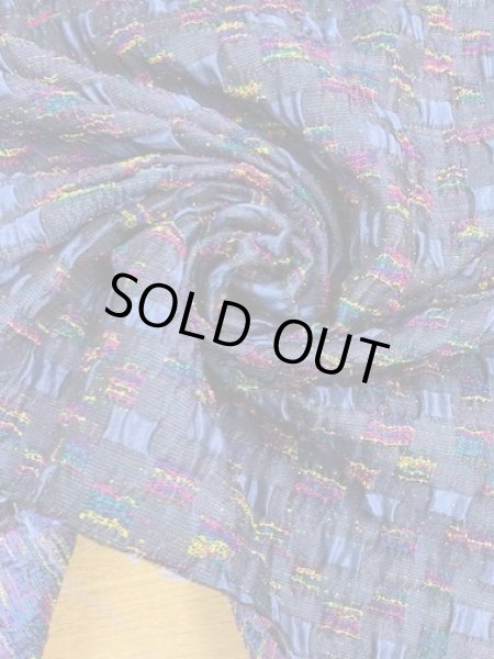 画像5: 生地:シルクジャガード(ブルー系) (5)