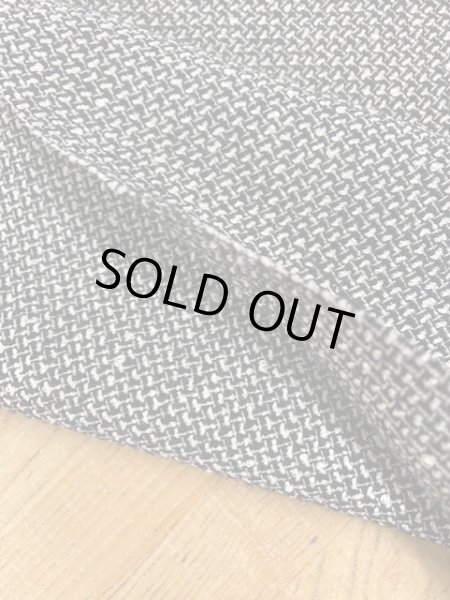 画像5: 生地:コットンウールツイード(黒/白) (5)