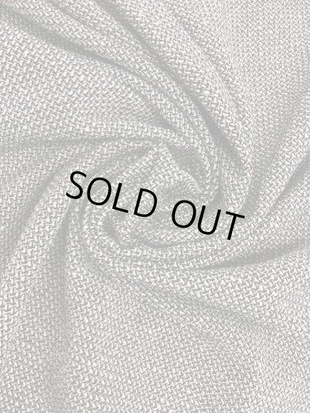 画像7: 生地:コットンウールツイード(黒/白) (7)