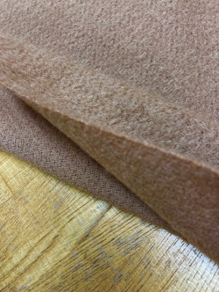 画像4: 生地:ウールシャギー(ベージュ) (4)