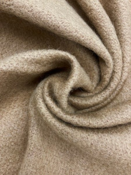 画像6: 生地:ウールシャギー(ベージュ) (6)