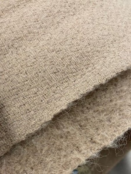 画像7: 生地:ウールシャギー(ベージュ) (7)