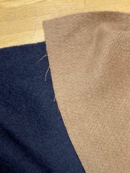 画像8: 生地:ウールシャギー(ベージュ) (8)