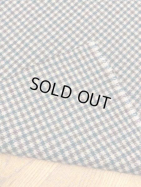 画像4: 生地:ポリ混チェック柄ウール(緑/茶) (4)