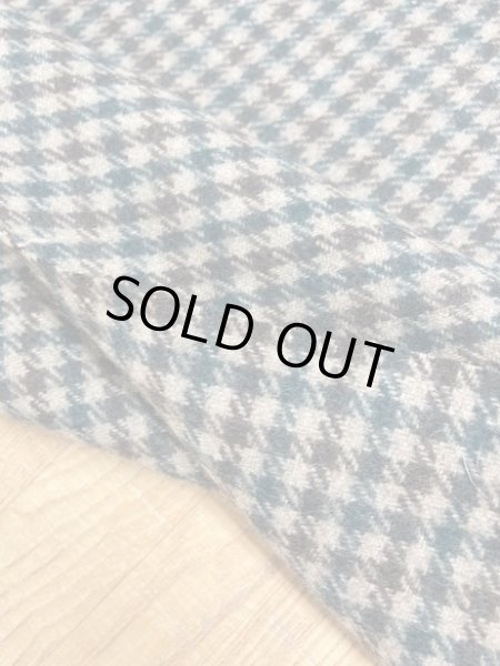 画像5: 生地:ポリ混チェック柄ウール(緑/茶) (5)