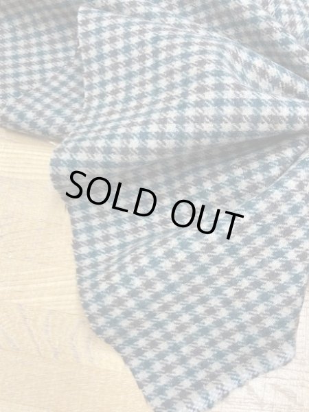 画像6: 生地:ポリ混チェック柄ウール(緑/茶) (6)