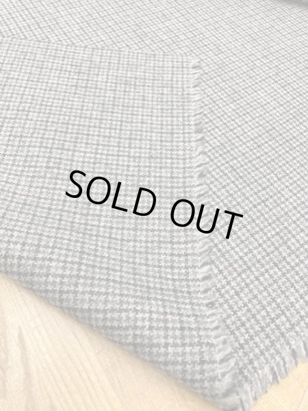 画像3: 生地:千鳥格子柄ウール(グレー/黒) (3)