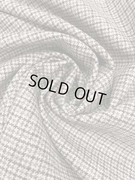 画像6: 生地:千鳥格子柄ウール(グレー/黒) (6)