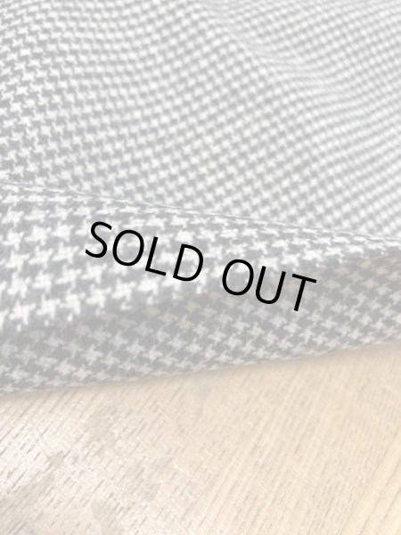 画像4: 生地:千鳥格子柄ウール(白/黒) (4)