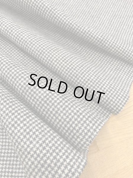 画像5: 生地:千鳥格子柄ウール(白/黒) (5)