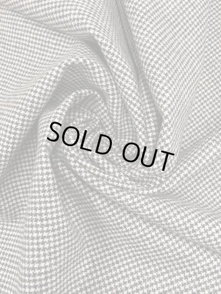 画像6: 生地:千鳥格子柄ウール(白/黒) (6)