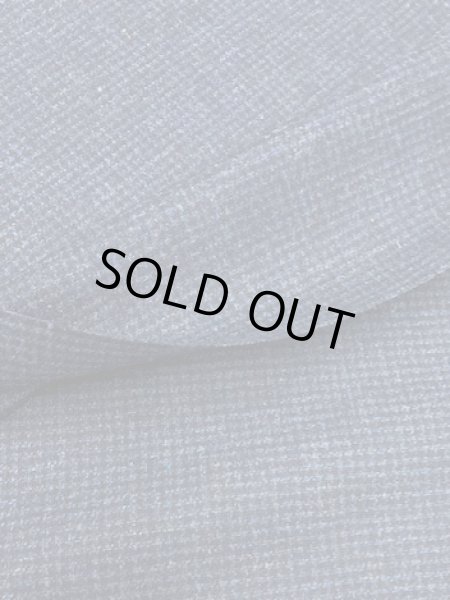 画像4: 生地:千鳥格子柄ウール(青/紺) (4)