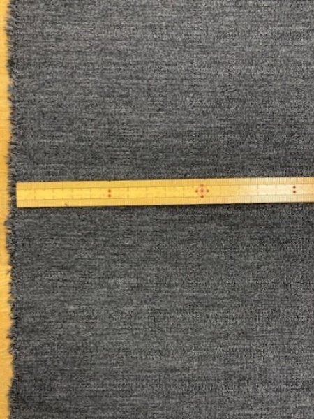 画像2: 生地:ウールストレッチニット(濃グレー) (2)