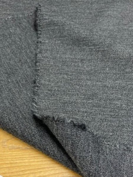 画像3: 生地:ウールストレッチニット(濃グレー) (3)