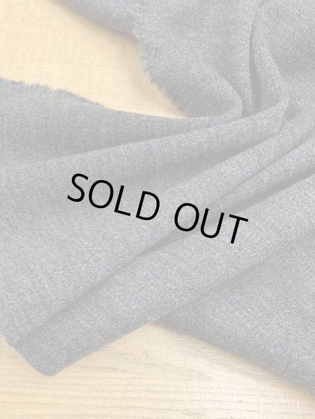 画像4: 生地：ウールストレッチニット（濃グレー） (4)