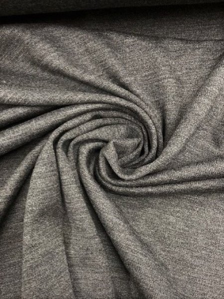 画像5: 生地:ウールストレッチニット(濃グレー) (5)