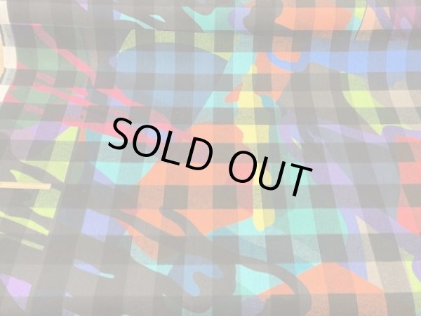 画像3: 生地:ブロックチェック柄コットン(カラフルプリント) (3)