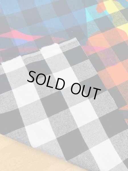 画像5: 生地:ブロックチェック柄コットン(カラフルプリント) (5)