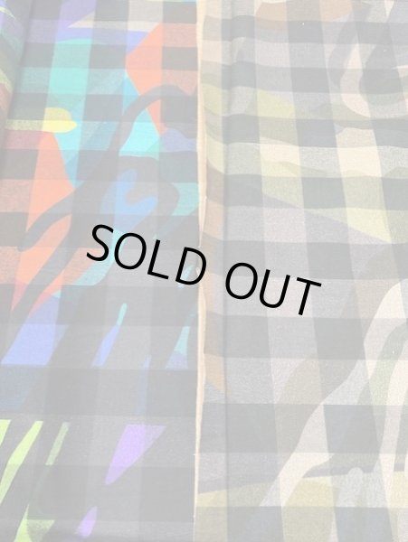 画像7: 生地:ブロックチェック柄コットン(カラフルプリント) (7)