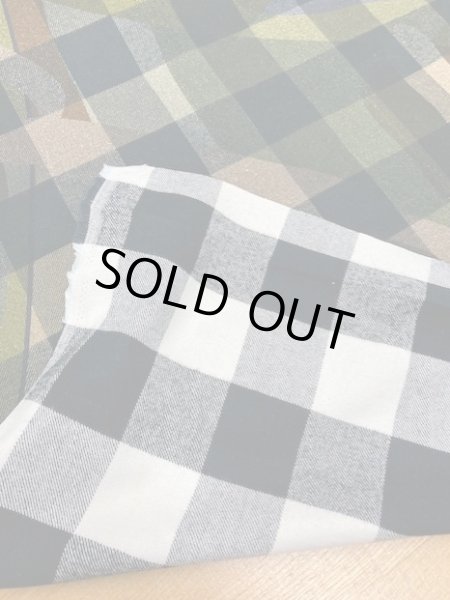 画像5: 生地:ブロックチェック柄コットン(カーキ系) (5)