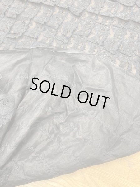 画像7: 生地:シルク混レース付き(黒) (7)