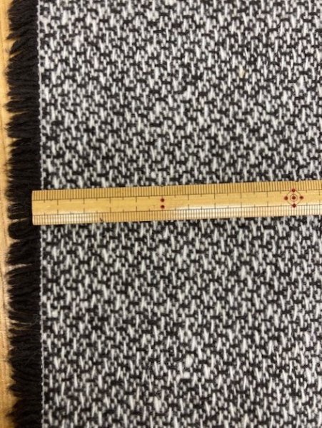 画像2: 生地:ランダム編みウール(茶) (2)