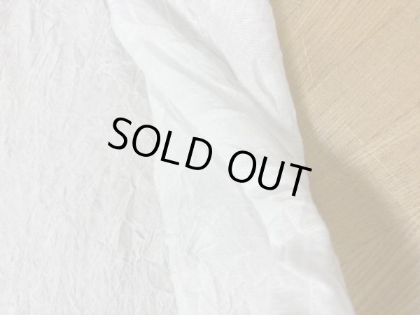 画像4: 生地：綿ポリシワ加工天竺（白） (4)