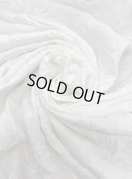 画像5: 生地：綿ポリシワ加工天竺（白） (5)