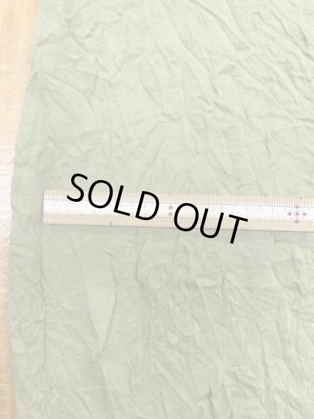 画像2: 生地:綿ポリシワ加工天竺(グリーン) (2)