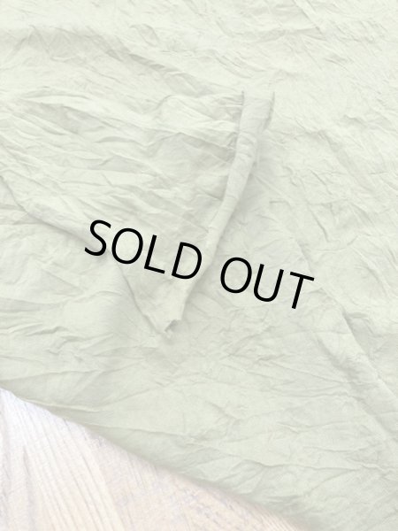 画像4: 生地:綿ポリシワ加工天竺(グリーン) (4)