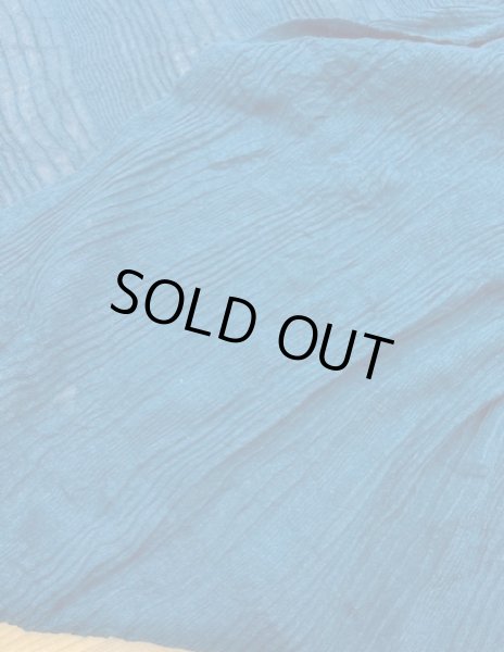 画像3: 生地:レーヨン混綿ニット(ターコイズ) (3)