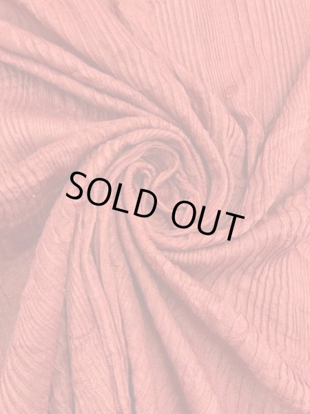 画像6: 生地:レーヨン混綿ニット(朱色) (6)