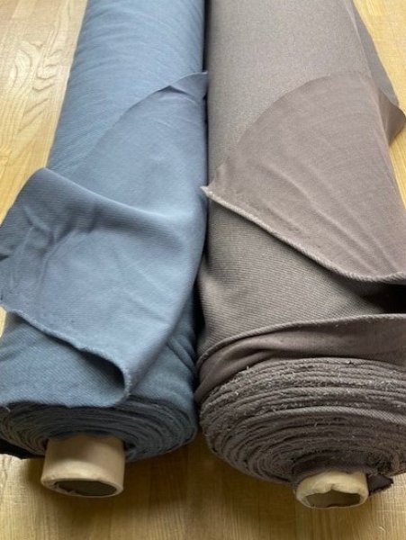 画像7: 生地:和紙混2WAYニット(グレー) (7)