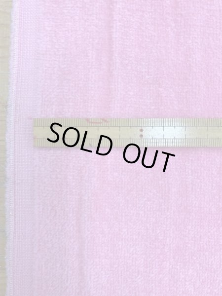 画像2: 生地:片面パイルタオル地(ピンク) (2)