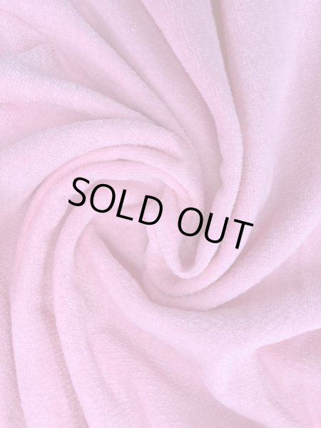 画像5: 生地:片面パイルタオル地(ピンク) (5)