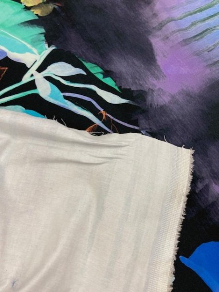 画像4: 生地:125cmパネルプリント綿ストレッチ (4)