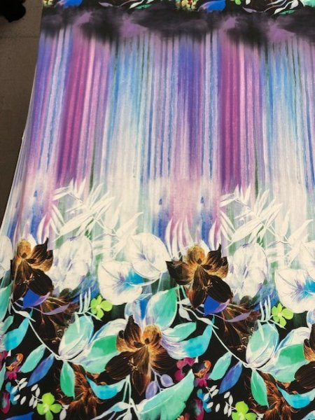 画像8: 生地:125cmパネルプリント綿ストレッチ (8)