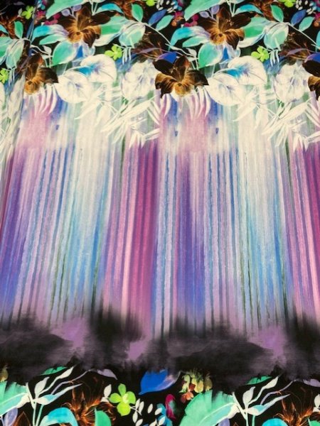 画像7: 生地:125cmパネルプリント綿ストレッチ (7)