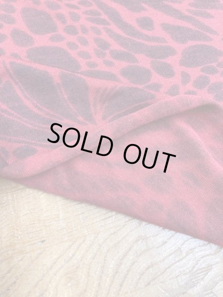 画像4: 生地:プリント綿ニット(赤) (4)