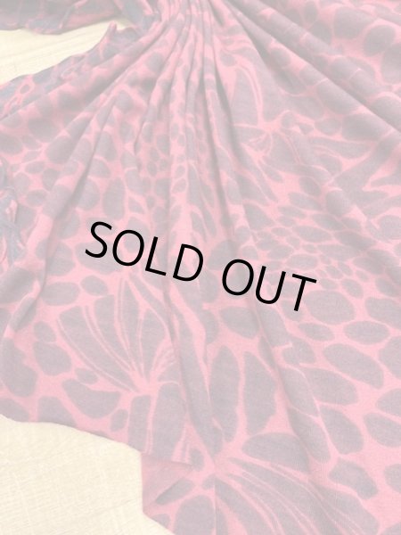 画像5: 生地:プリント綿ニット(赤) (5)