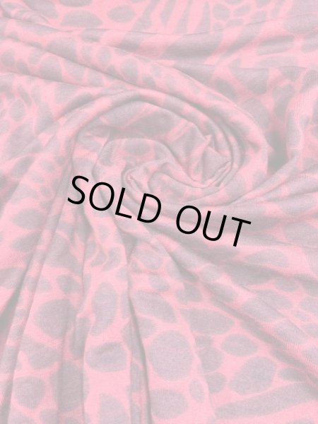 画像6: 生地:プリント綿ニット(赤) (6)