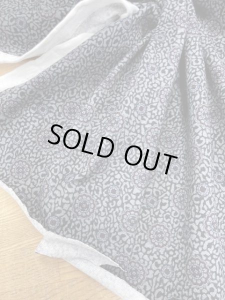 画像5: 生地:プリント綿天竺ニット(グレー) (5)