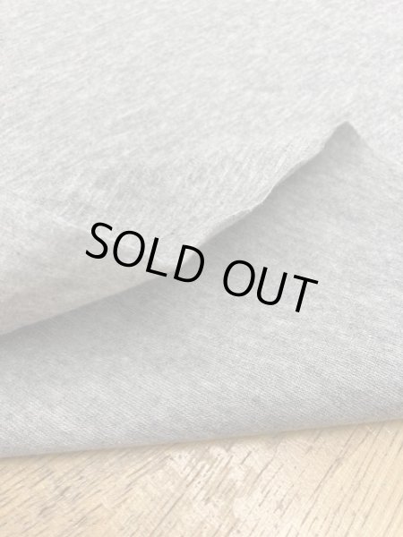 画像5: 生地:コットン霜降り天竺ニット(グレー) (5)