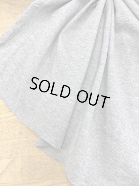 画像6: 生地:コットン霜降り天竺ニット(グレー) (6)